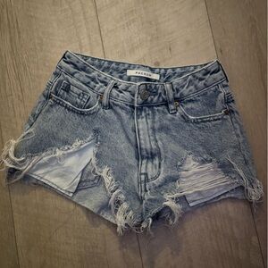 Pacsun Ripped Denim Shorts